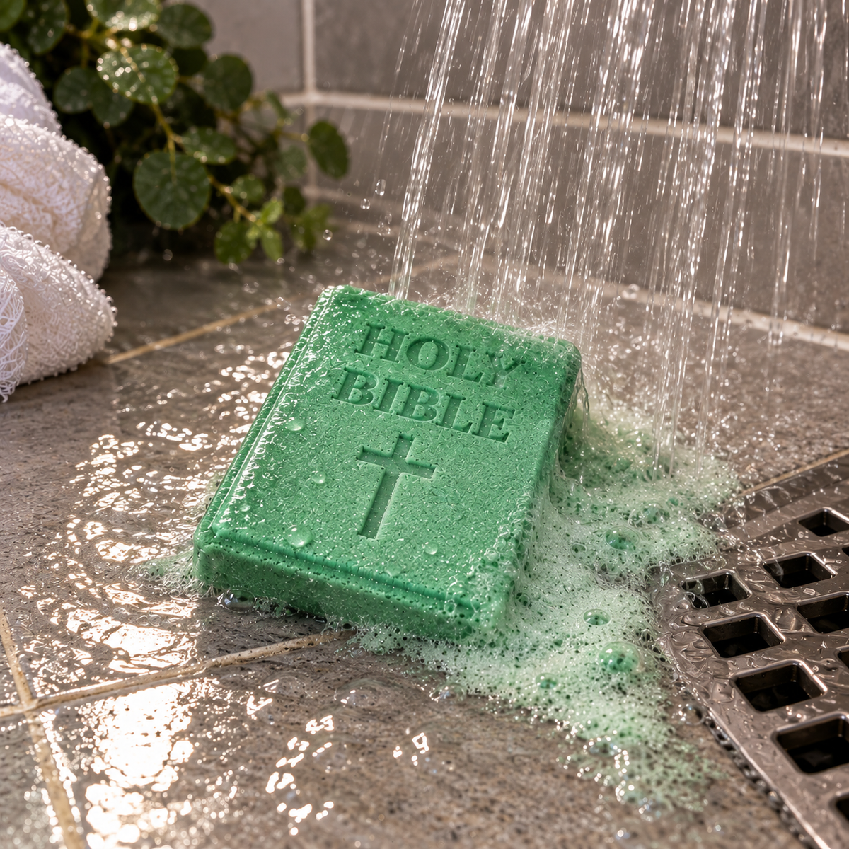 The Good News | 6-Piece Holy Bible Shower Steamer Set