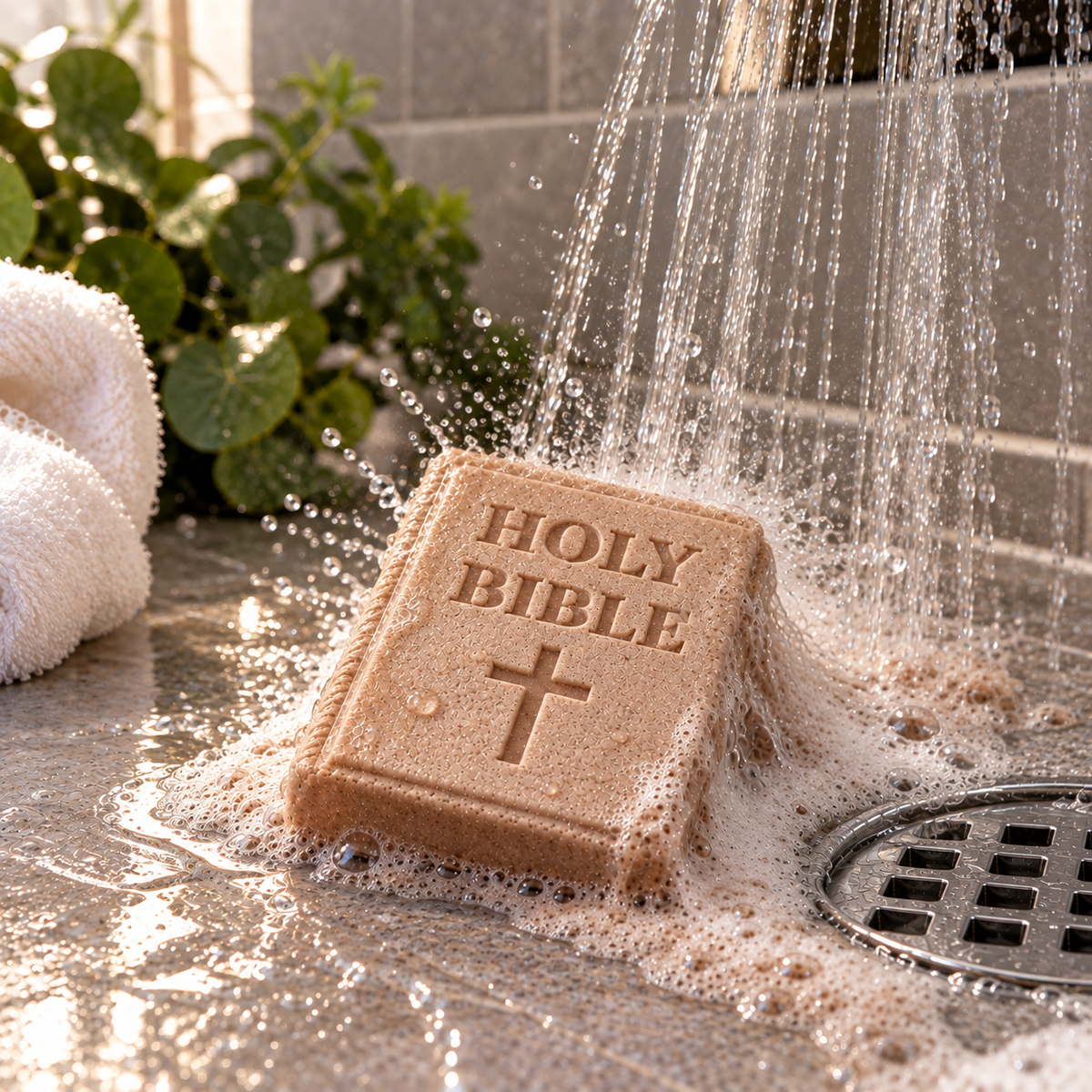 The Good News | 6-Piece Holy Bible Shower Steamer Set