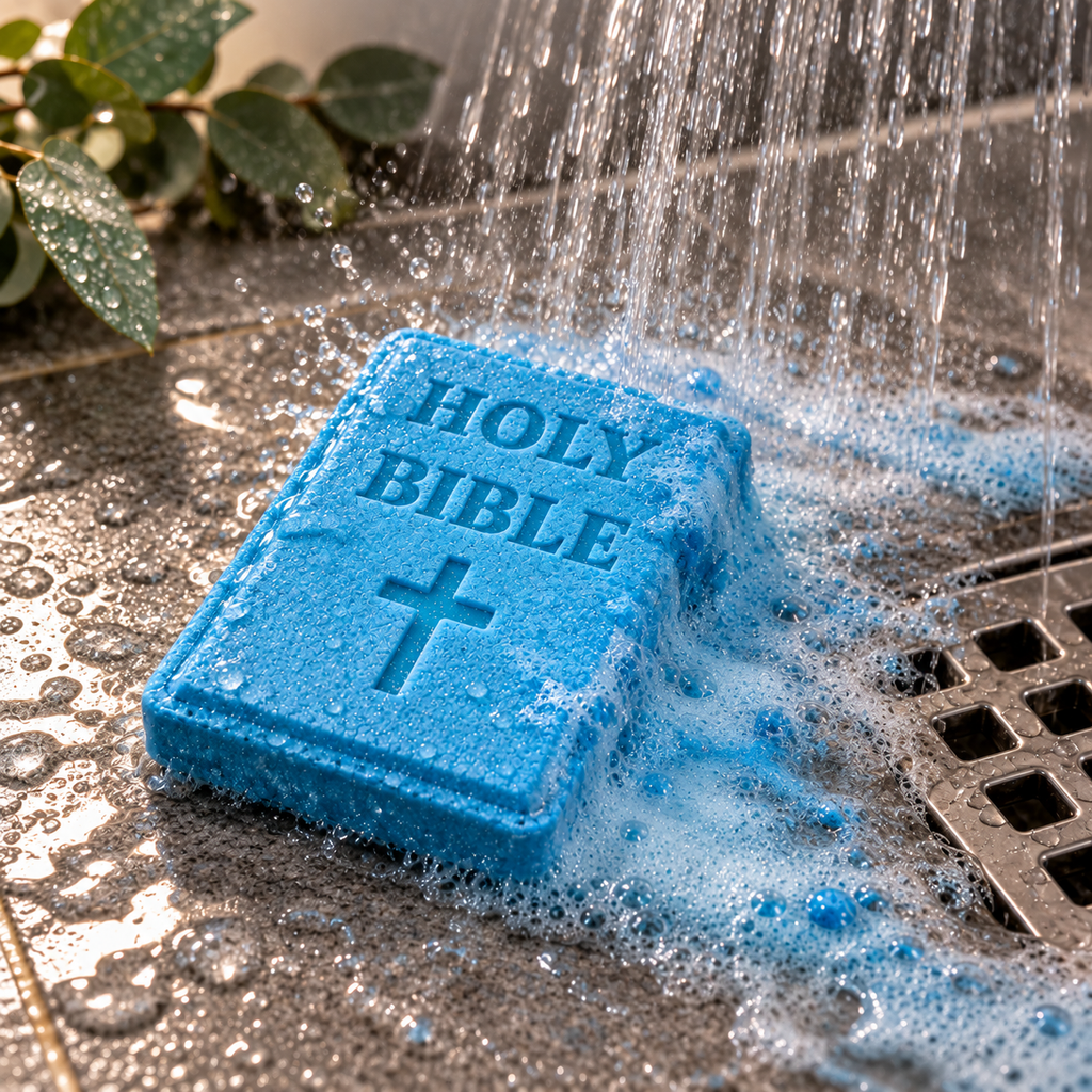 The Good News | 6-Piece Holy Bible Shower Steamer Set